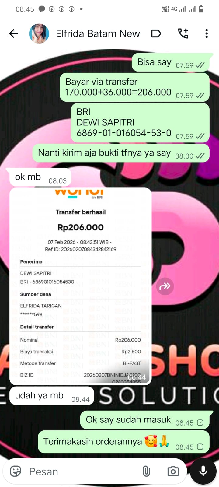 Bukti Transfer 2