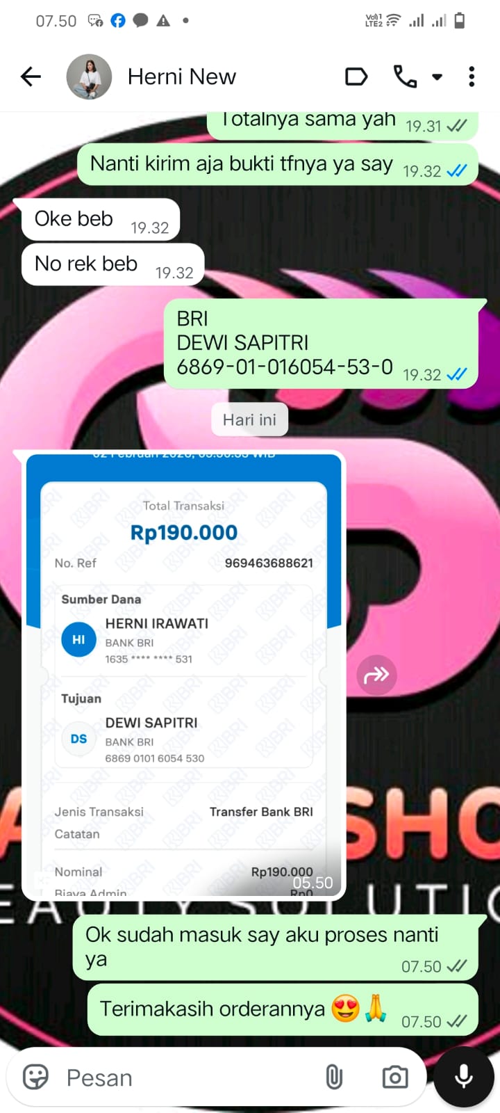 Bukti Transfer 3