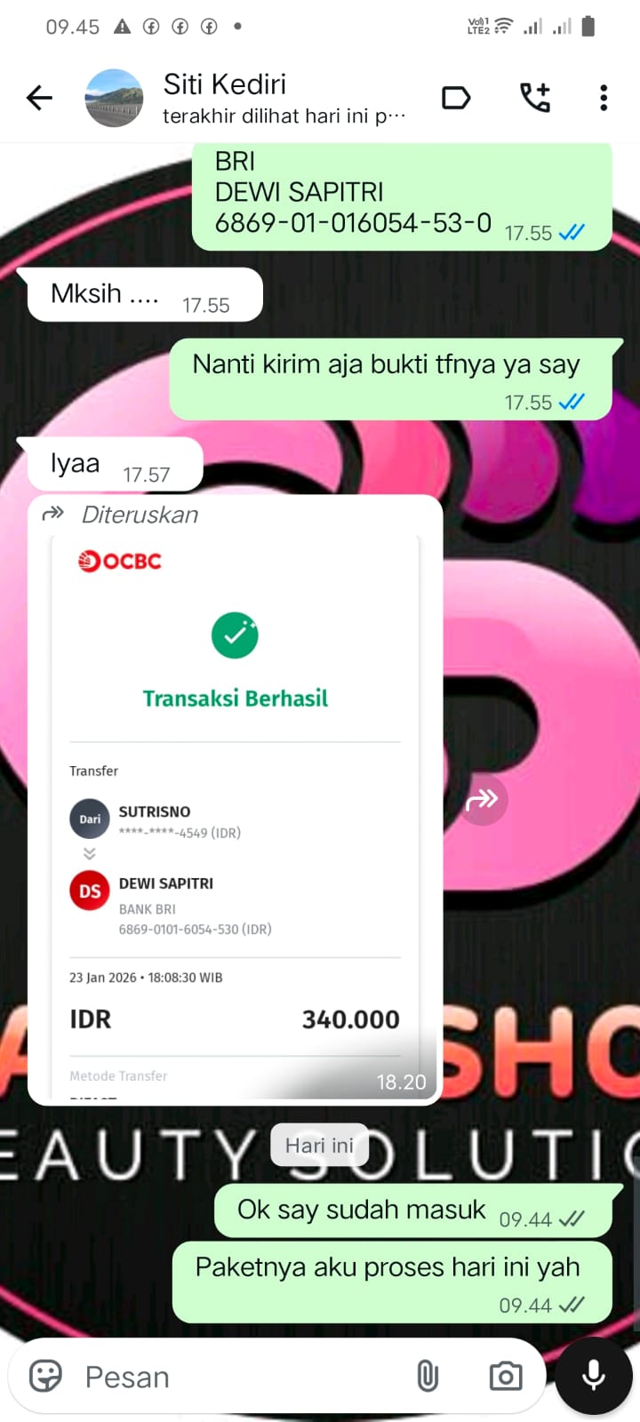Bukti Transfer 5